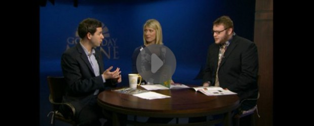 Robbie Kanner Makes His Rounds on TV for Dispatch’s May/June 2012 Issue Robbie Kanner Good Day Maine FOX 23 Dispatch